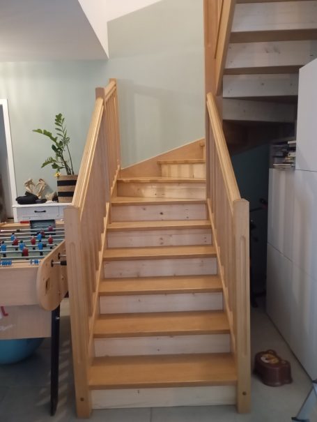 Pose de contre marche